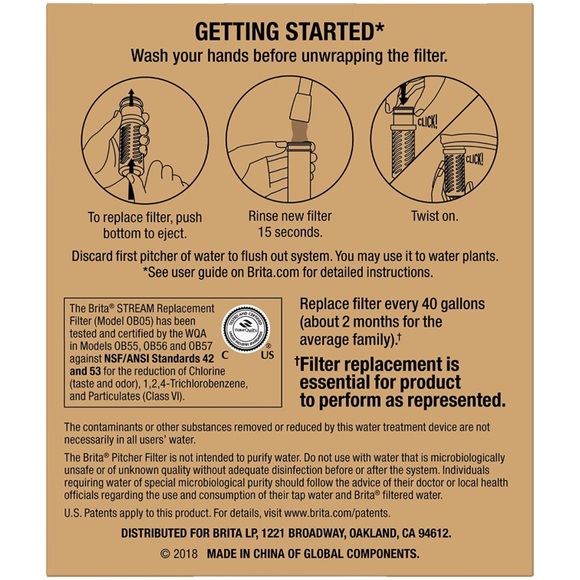 Brita Stream Water Filter Replacements - Picture 9 of 9